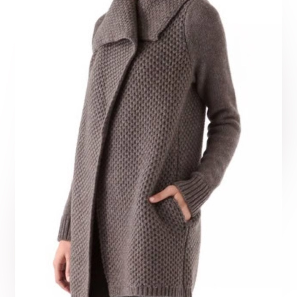 Vince Textured Gray Cardigan - Picture 5 of 5